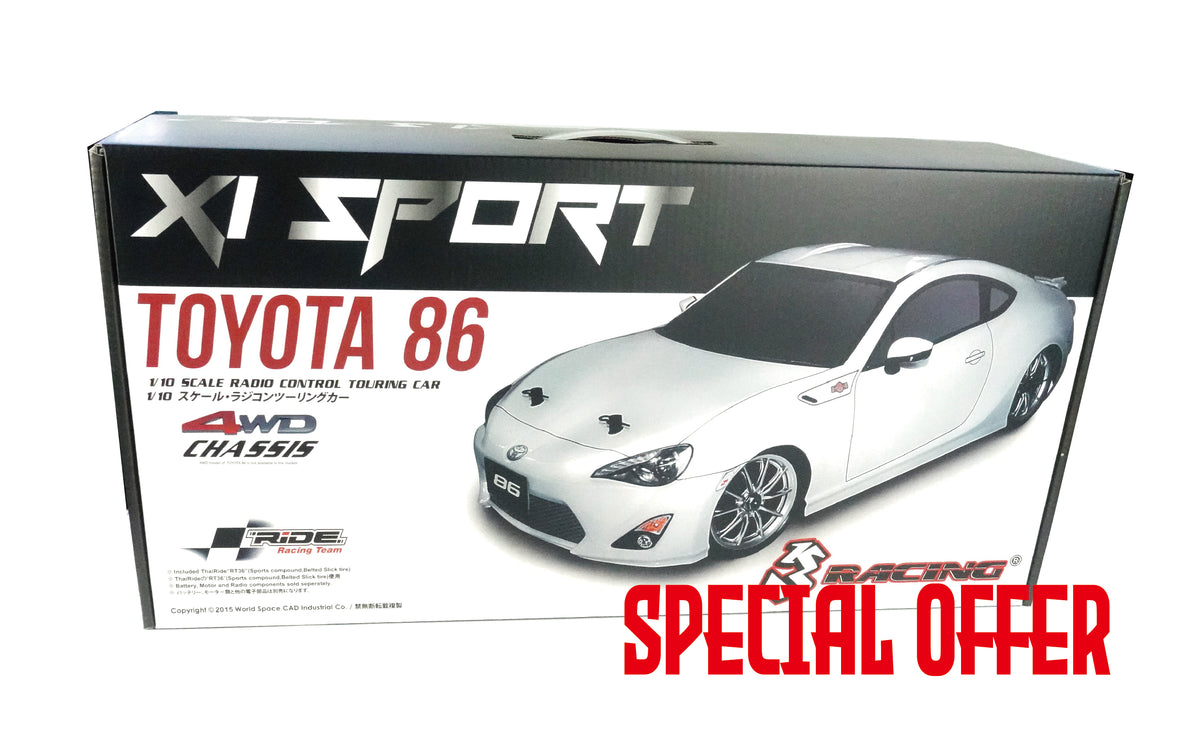 KIT-86XS 3RACING Sakura XI Sport 1/10 Touring & Toyota 86 Body