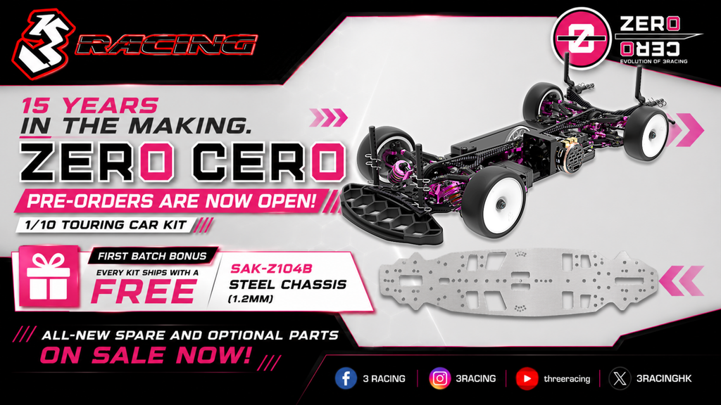Limited Pre-Order] KIT-ZERO CERO Zero Cero Touring Car with FREE