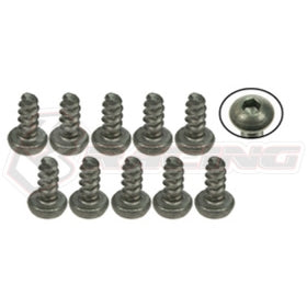 Titanium Button Head Hex Socket - Self Tapping (10 Pcs)