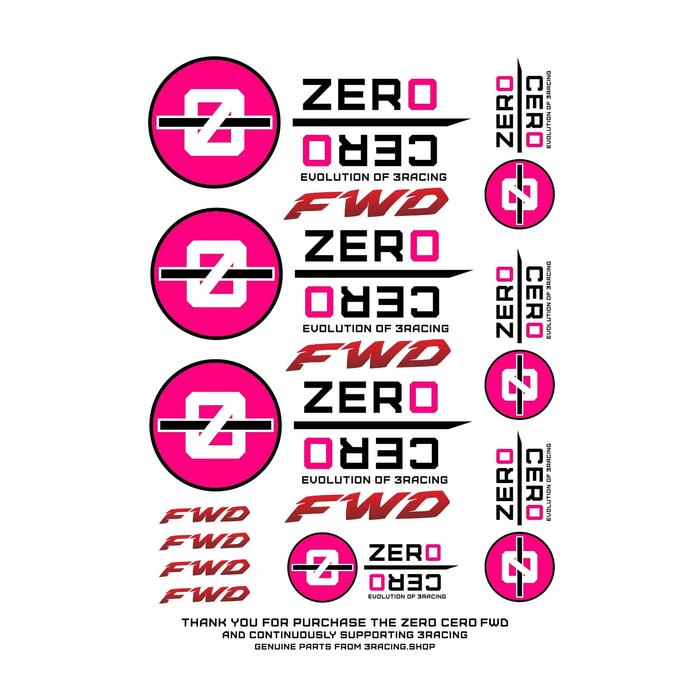 3RAD-SK14 ZERO CERO Crystal Decal