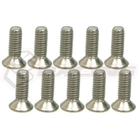 Titanium Flat Head Hex Socket - Machine (10 Pcs)