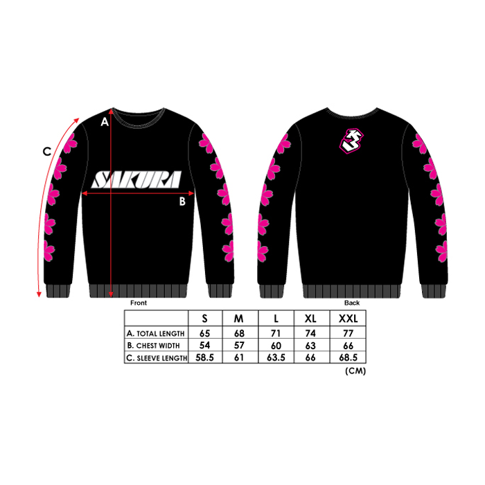 3RAD-TS07 3Racing Sakura Brushed Fleece