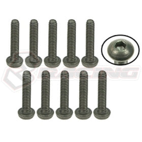 Titanium Button Head Hex Socket - Machine (10 Pcs)