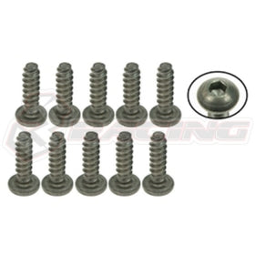 Titanium Button Head Hex Socket - Self Tapping (10 Pcs)