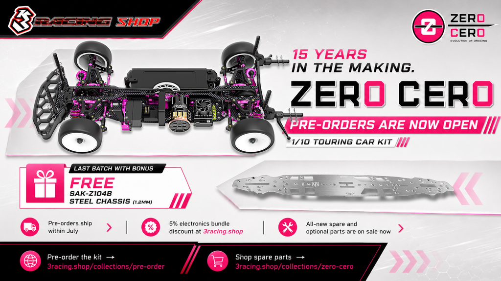 Limited Pre-Order] KIT-ZERO CERO Zero Cero Touring Car with FREE