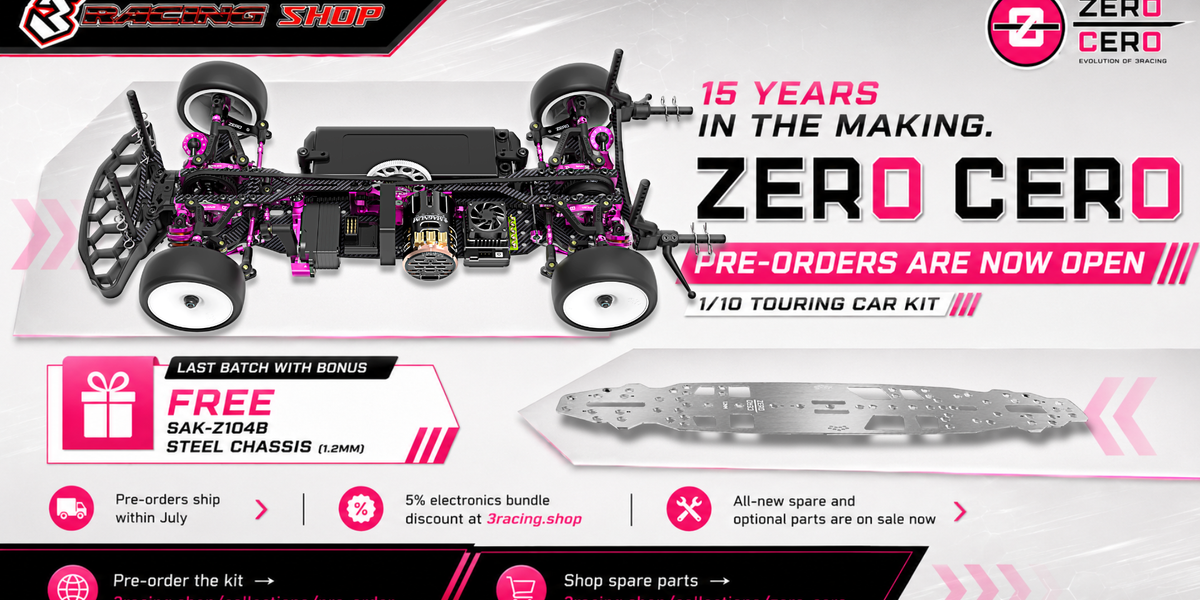 Limited Pre-Order] KIT-ZERO CERO Zero Cero Touring Car with FREE