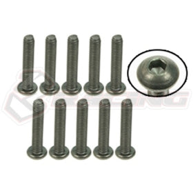 Titanium Button Head Hex Socket - Machine (10 Pcs)