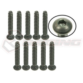 Titanium Button Head Hex Socket - Self Tapping (10 Pcs)