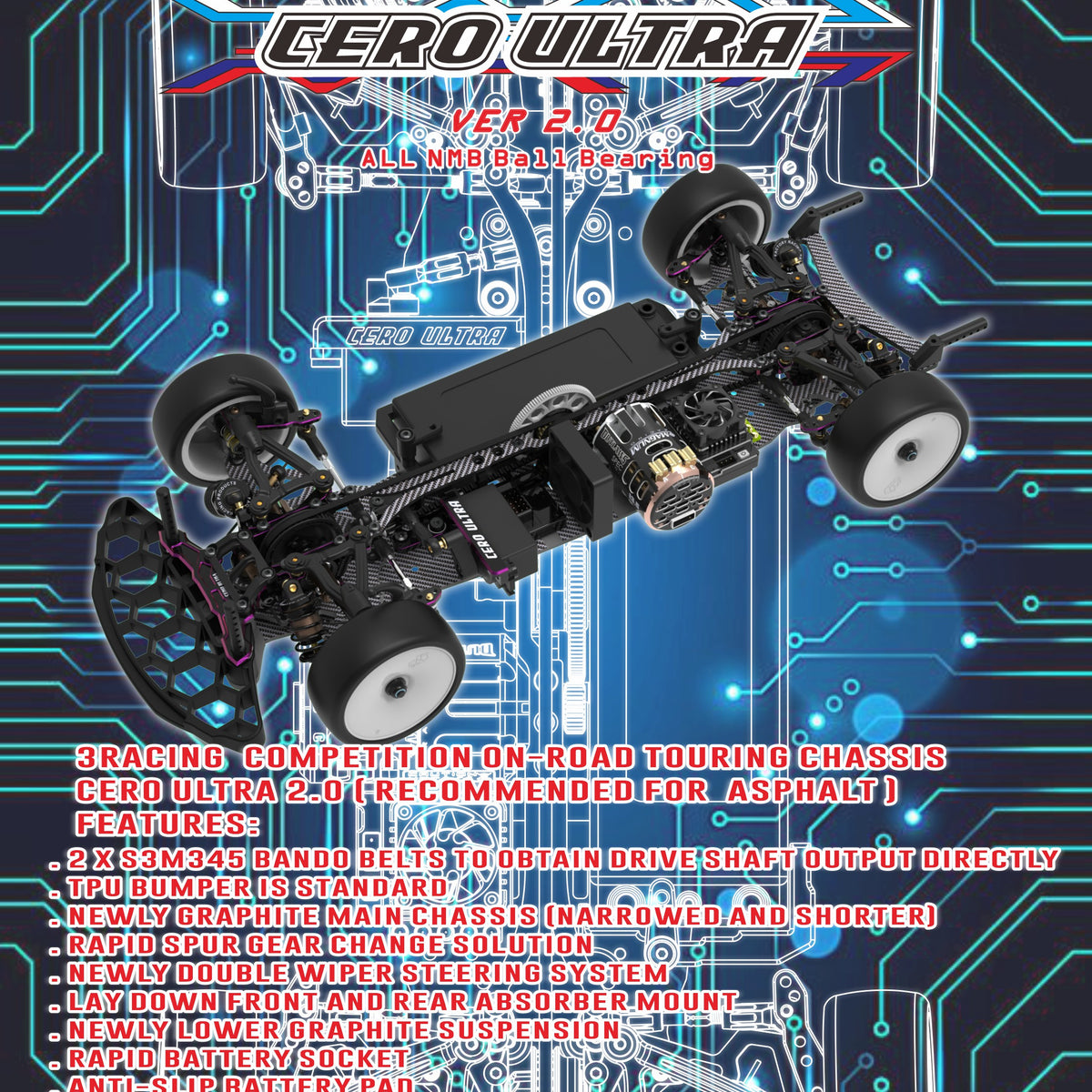 KIT-CERO ULTRA VER2.0 Touring car — 3Racingshop