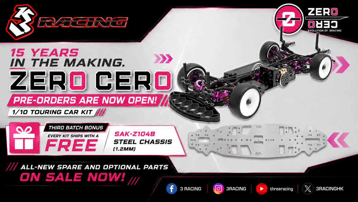 Limited Pre-Order] KIT-ZERO CERO Zero Cero Touring Car with FREE