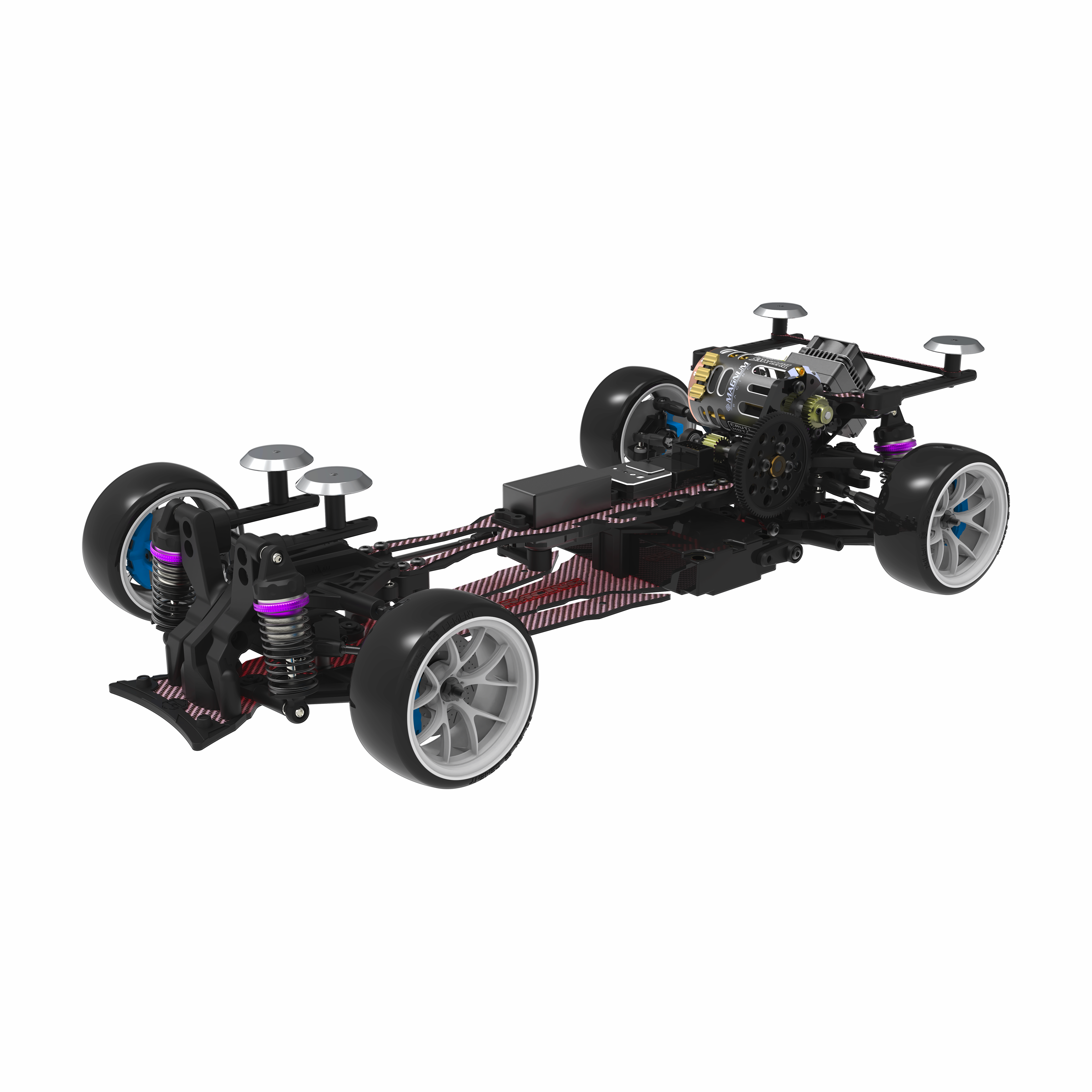3RACING SAKURA D6 SPORT 1/10 C-FRP製シャーシ KIT-SAKURA D6GA 3RACING Sakura D6 Sport Carbon Graphite