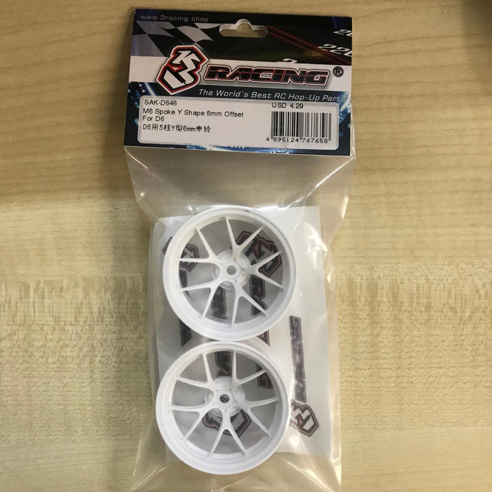 SAK-D646 M6 spoke Y shape 6mm offset  for D6