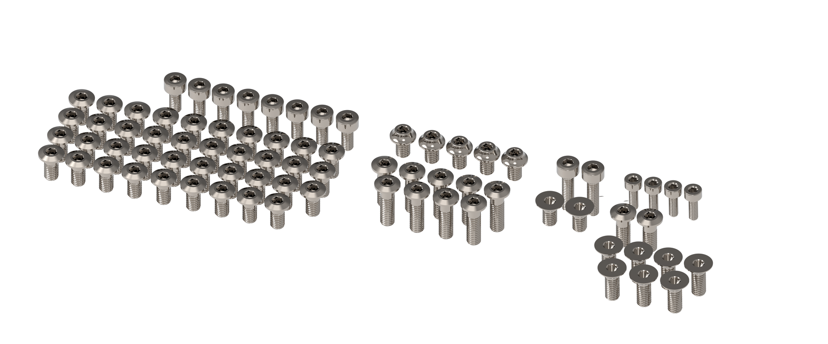 SAK-Z145 ZERO CERO Titanium Screw Set_78PCS