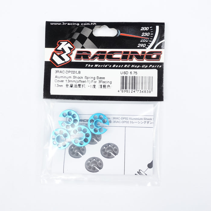 Aluminum Shock Spring Base Cover 13mm(offset-1) For 3Racing Damper