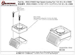 3RAC-FAN05 High Speed Cooling Fan 7.2V 30 x 30 x10MM