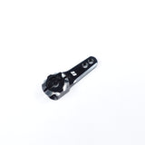 3RAC-H2320/BK Sanwa Single Arm 3.0mm V2(servo gear hole to ball end hole length:20mm)- Black