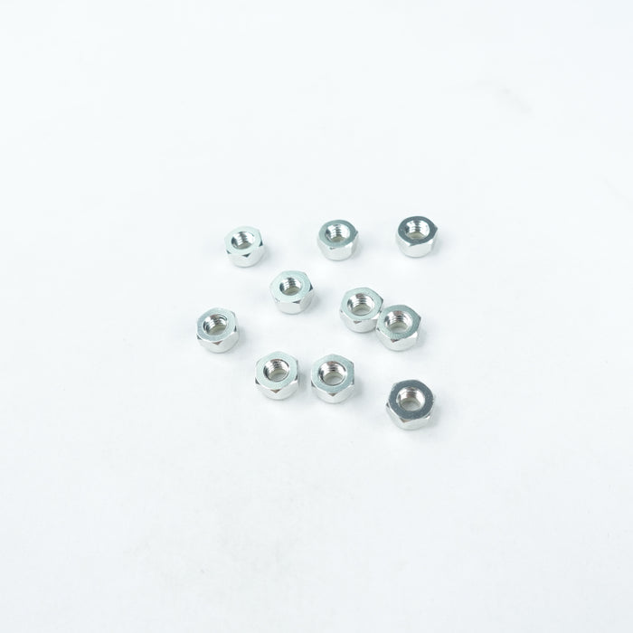 3RAC-N40 4mm Aluminum Lock Nuts (10 Pcs)