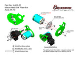 AX10-07/GR	Motor Heat Sink Plate For AX10 Scorpion
