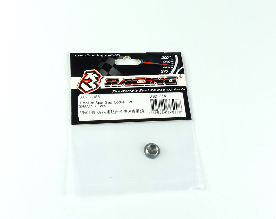 SAK-C118A Titanium Spur Gear Locker For 3RACING Cero