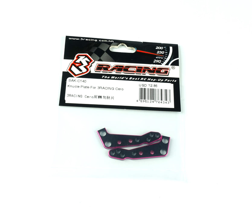 SAK-C140 Knuckle Plate For 3RACING Cero