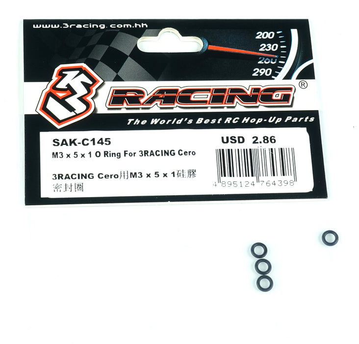 SAK-C145 M3 x 5 x 1 O Ring For 3RACING Cero