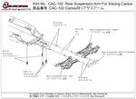 CAC-102	Rear Suspension Arm For 3racing Cactus
