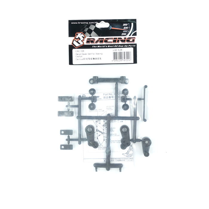 CAC-108	Servo Saver Set For 3racing Cactus