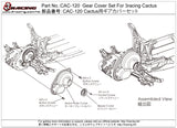 CAC-120	Gear Cover Set For 3racing Cactus