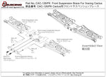 CAC-126/PK	Front Suspension Brace For 3racing Cactus