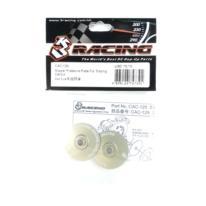 CAC-129	Slipper Pressure Plate For 3racing Cactus