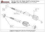 CAC-132	Slipper Shaft For 3racing Cactus