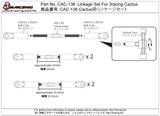 CAC-136	Linkage Set For 3racing Cactus