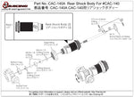 CAC-140A Rear Shock Body For #CAC-140