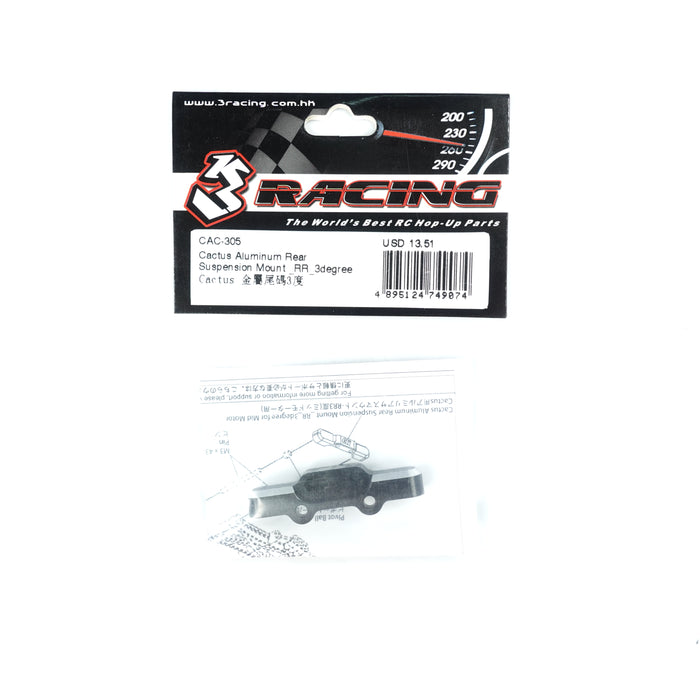 CAC-305	Cactus Aluminum Rear Suspension Mount _RR_3degree for Mid Motor