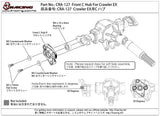 CRA-127	Front C Hub For Crawler EX