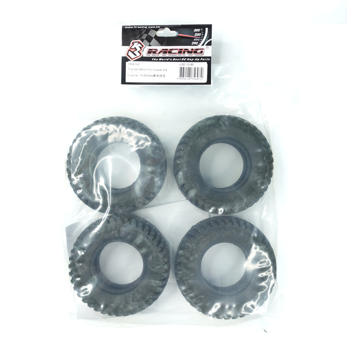 CRA-147	Tire Set 98mm For Crawler EX