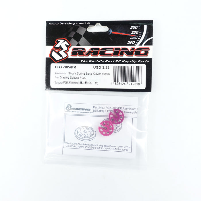 FGX-305/PK Aluminium Shock Spring Base Cover 10mm For 3racing Sakura FGX