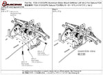 FGX-313/V2/PK Aluminium Motor Mount Stiffener Left Ver.2 For 3racing Sakura FGX