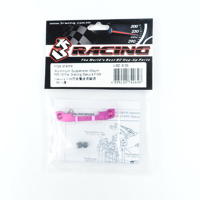 FGX-318/PK Aluminium Suspension Mount RR-10 For 3racing Sakura FGX