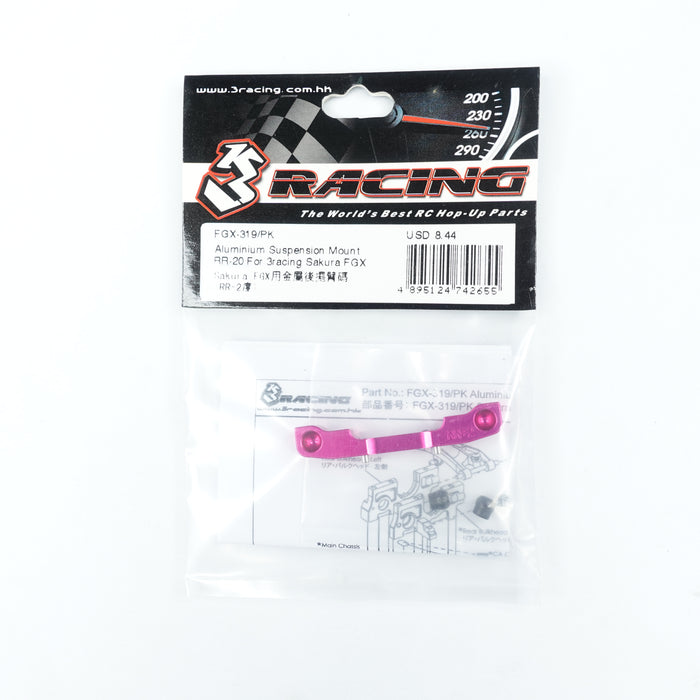 FGX-319/PK Aluminium Suspension Mount RR-20 For 3racing Sakura FGX