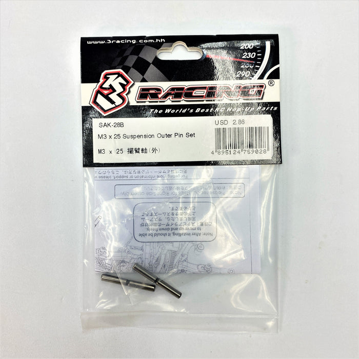 SAK-28B 	M3 x 25 Suspension Outer Pin Set