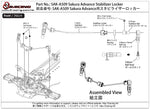 SAK-A509 	Sakura Advance Stabilizer Locker