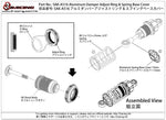 SAK-A516 Aluminum Damper Adjust Ring & Spring Base Cover for 14mm Spring