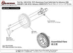 SAK-A556 7075 Aluminium Front Solid Axle For Advance 20M