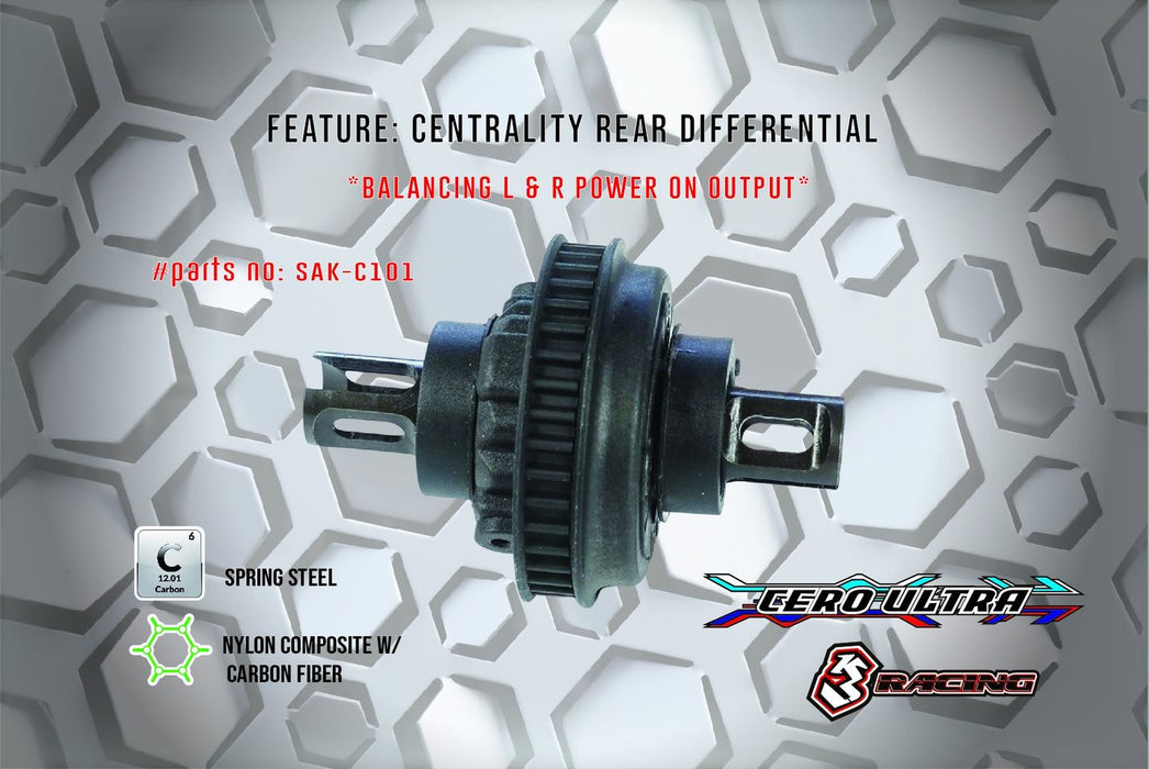 SAK-C101 Gear Differential Set For 3RACING Cero