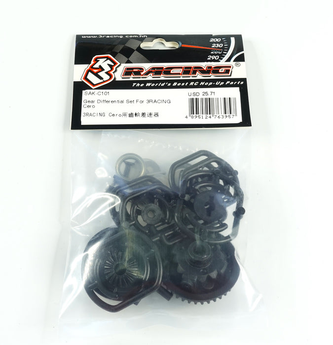 SAK-C101 Gear Differential Set For 3RACING Cero