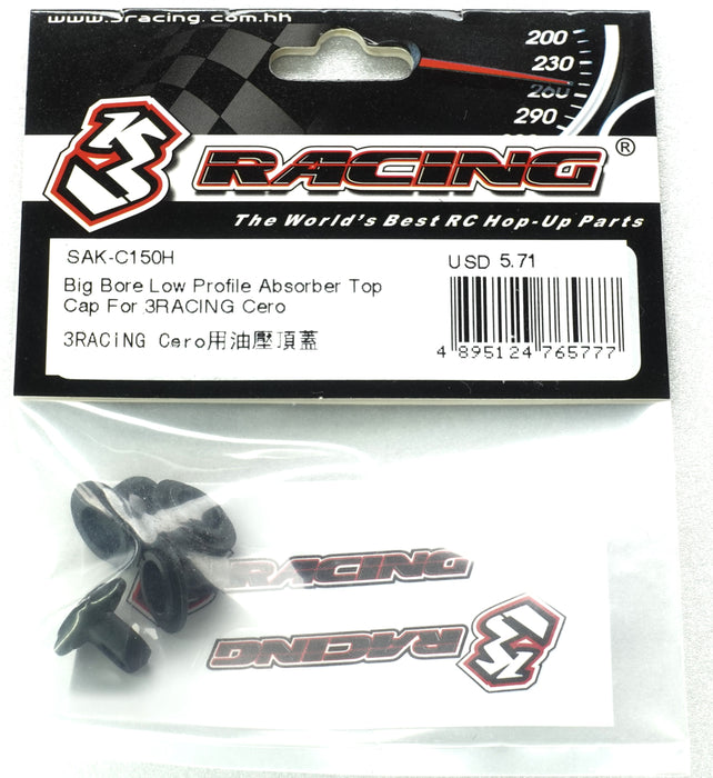 SAK-C150H Big Bore Low Profile Absorber Top Cap For 3RACING Cero