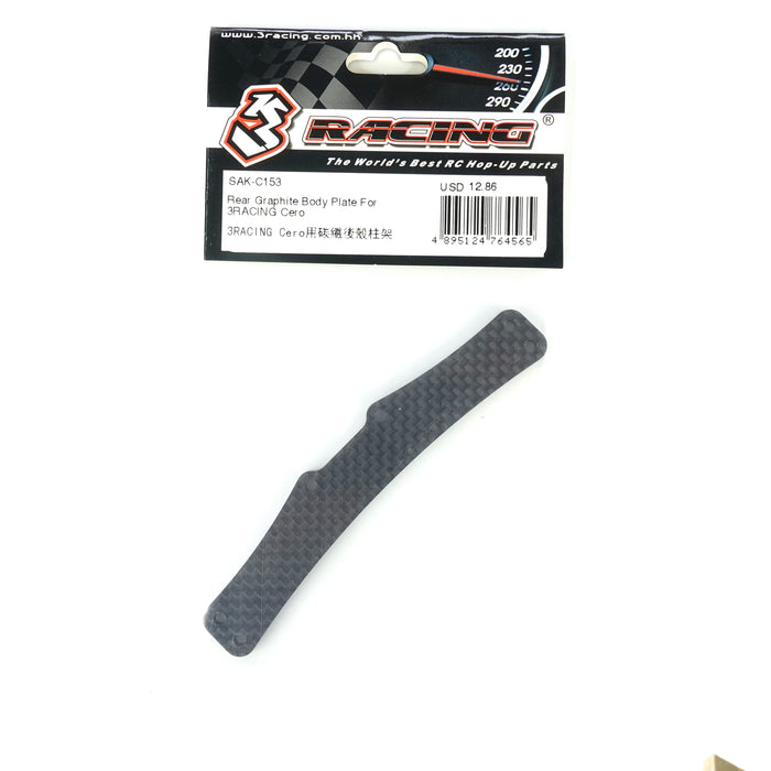 SAK-C153 Rear Graphite Body Plate For 3RACING Cero