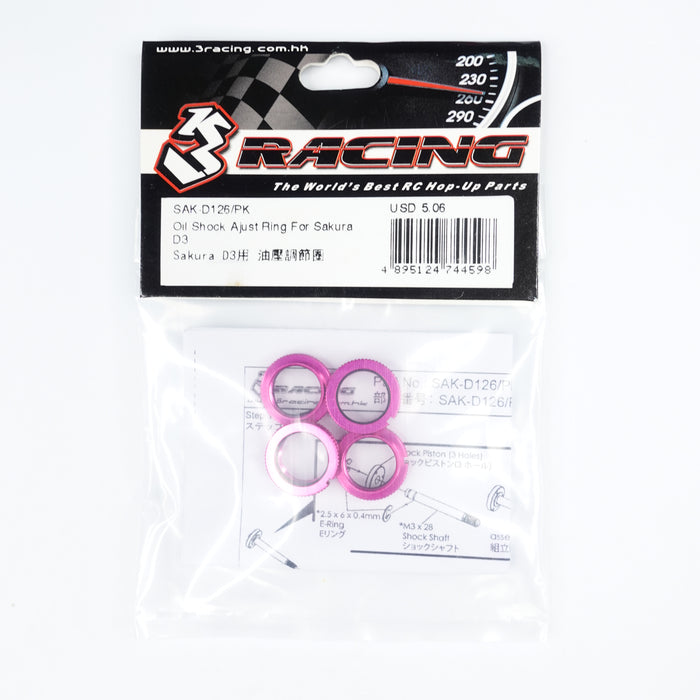 SAK-D126/PK Oil Shock Ajust Ring For Sakura D3