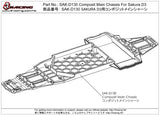 SAK-D130 Composit Main Chassis For Sakura D3